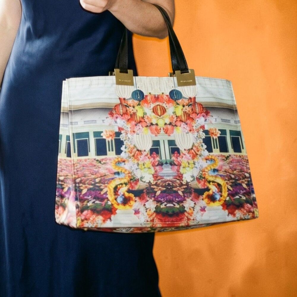 Longchamp Mary Katrantzou East Meets West Handbag Tote Le Pliage Floral LTD ED